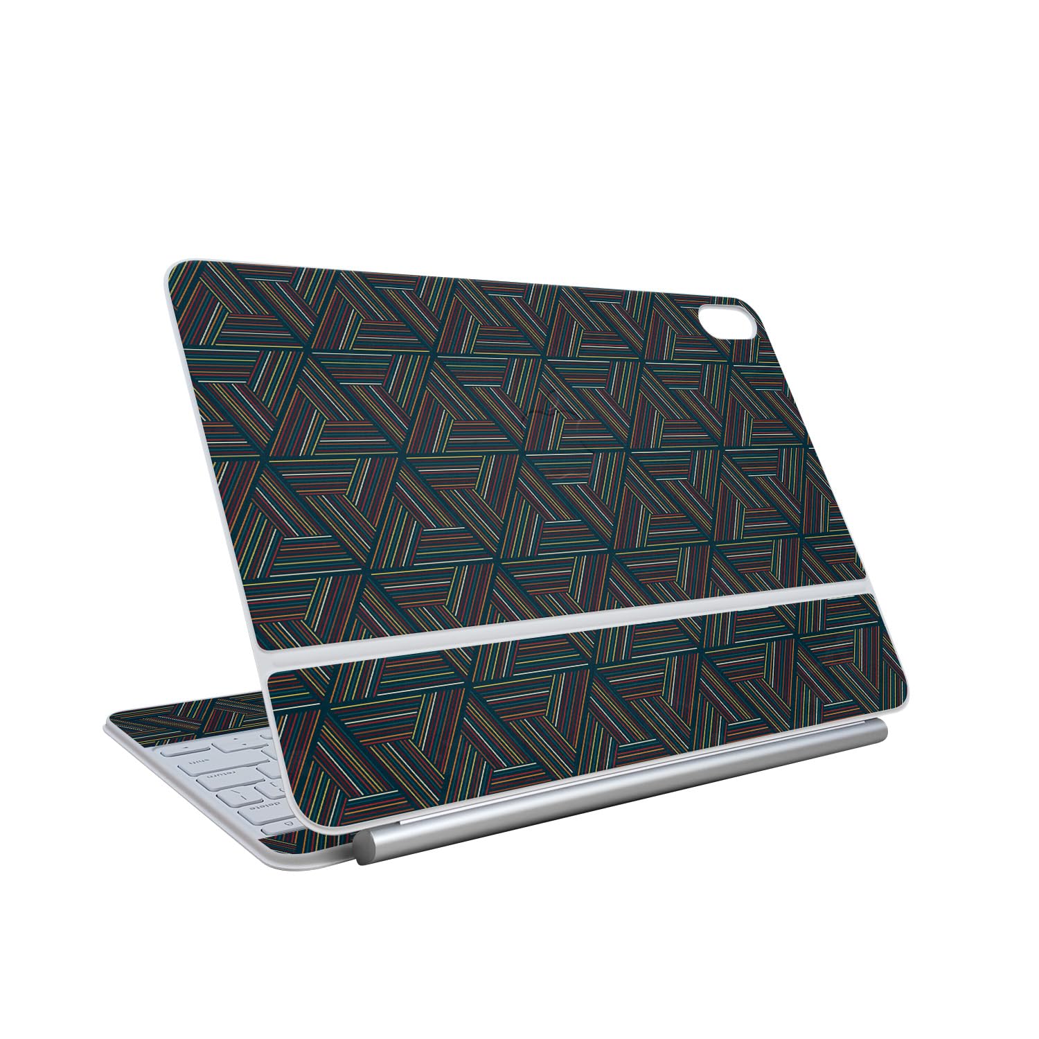 Glossy Glitter Skin Compatible with Apple Magic Keyboard for iPad Air 13-inch (M3) 2025 - Vintage Polaroid - Premium 3M Vinyl Protective Wrap Decal Cover - Easy to Apply | MMade in The USA