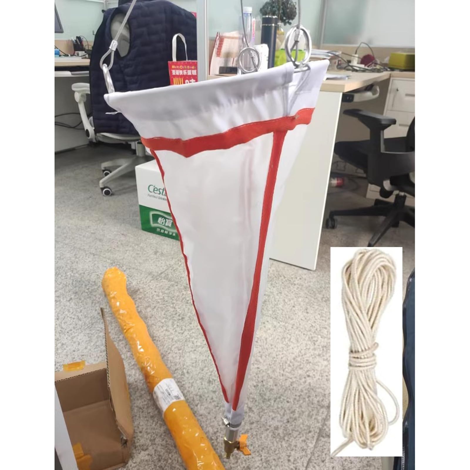 Red para Peces de Acuario, Red de muestreo de plancton con Malla de 64 μm y 112 μm y Cuerda de 5 m, Paquete de 2