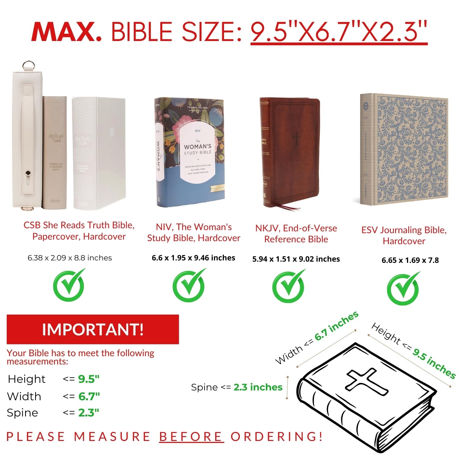 Funda grande de cuero para la Biblia para mujer, fundas de la Biblia para mujer, fundas grandes de piel sintética para mujer con correa para el hombro, cierre de cremallera, ideal para regalos de arte