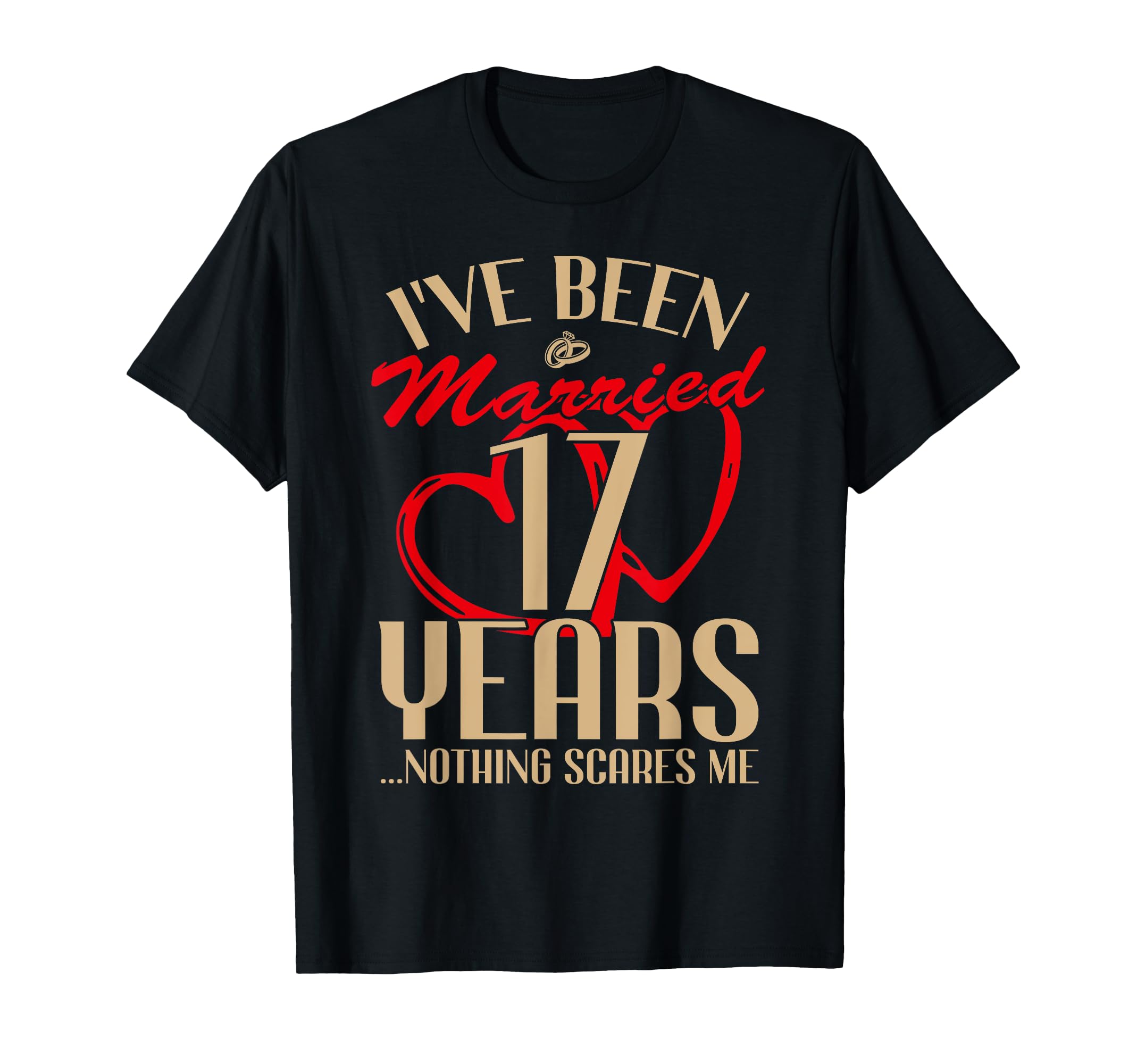 17 aniversario de boda parejas casadas 17 años divertido Camiseta