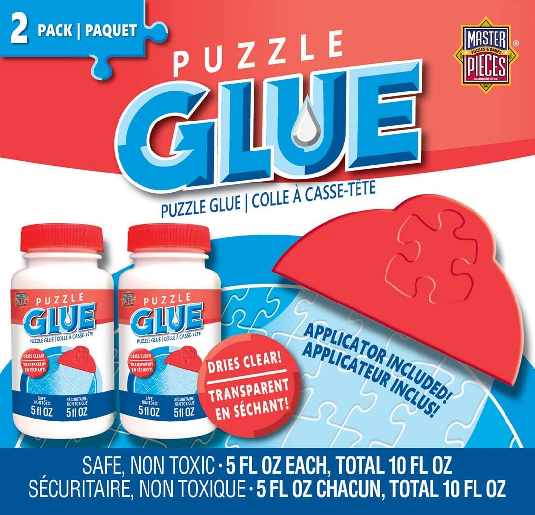 Puzzle Accessories - 2-Pack 5oz Glue with Spreader