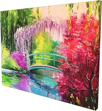 Amazon Co Jp Braksent アートパネル 咲く庭の橋 絵画 インテリア おしゃれ 油絵 ポスター イラスト キャンバスアート 壁 絵 寝室 装飾画 風景画 Hd写真 モダン的な部屋飾り 新築お祝いに最適 30x40cm ホーム キッチン Amazon Co Jp Braksent アートパネル 咲く庭の橋 絵画 インテリア おしゃれ 油絵 ポスター イラスト キャンバスアート 壁 絵 寝室 装飾画 風景画 Hd写真 モダン的な部屋飾り 新築お祝いに最適 30x40cm ホーム キッチン