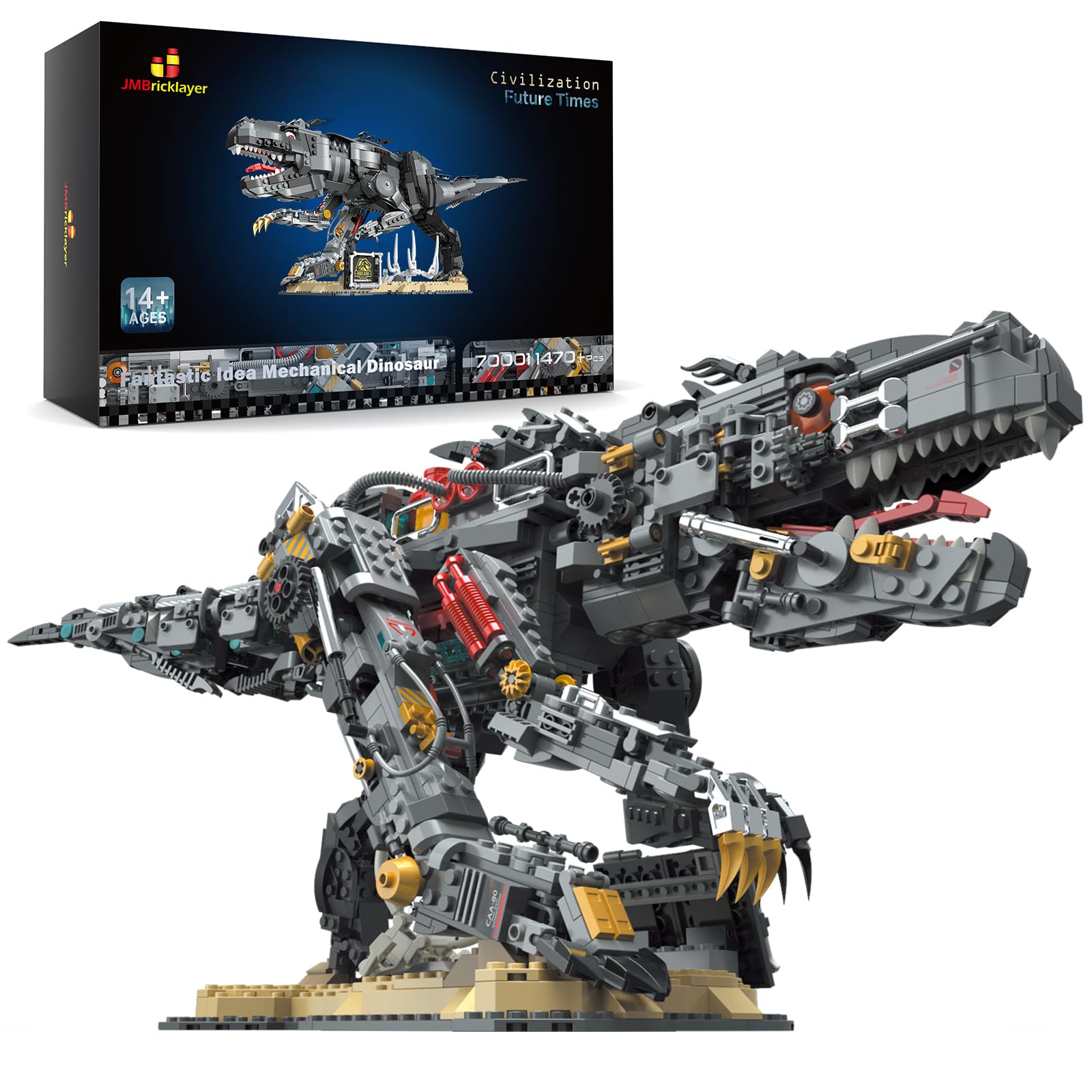 JMBricklayer Dinosaur Building Sets for Adults 70001, Improved