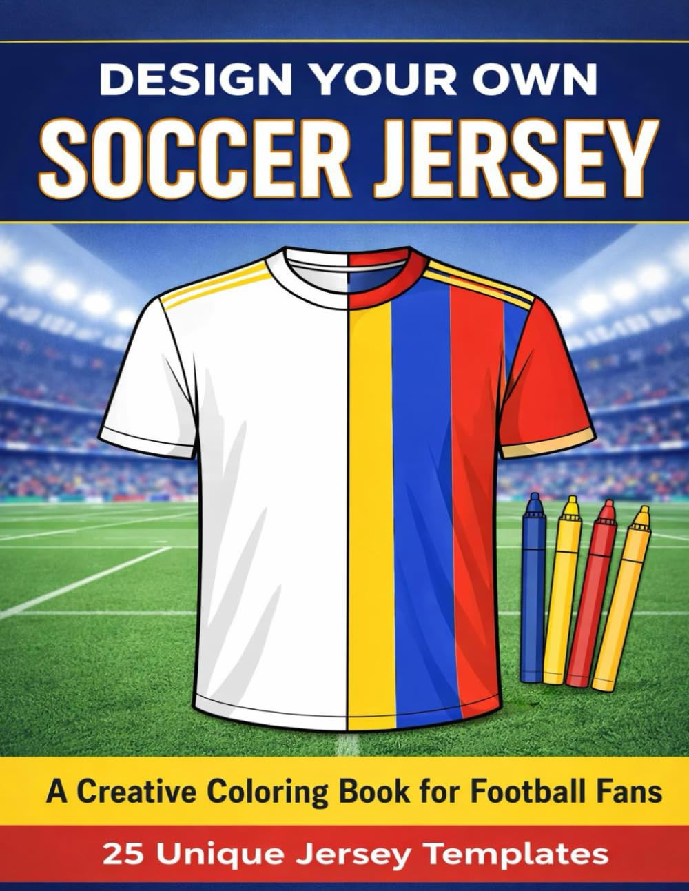 Design Your Own Soccer Jersey: A Creative Coloring Book for Football Fans