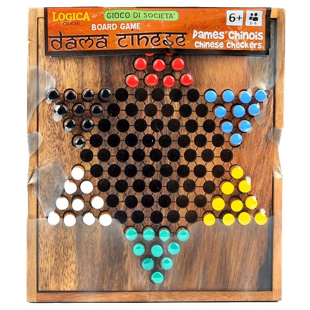 Foto 5 de 8 de Logica Juegos Art. Damas Chinas - Juego de Mesa de Madera Preciosa - Juego de Estrategia Multijugador