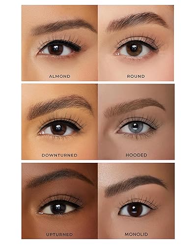 Miniatura 7 de Pestañas postizas reutilizables de 0.47 pulgadas, pestañas postizas 3D de visón sintético, aspecto natural, 0.55 pulgadas, esponjosas, ojo de gato,