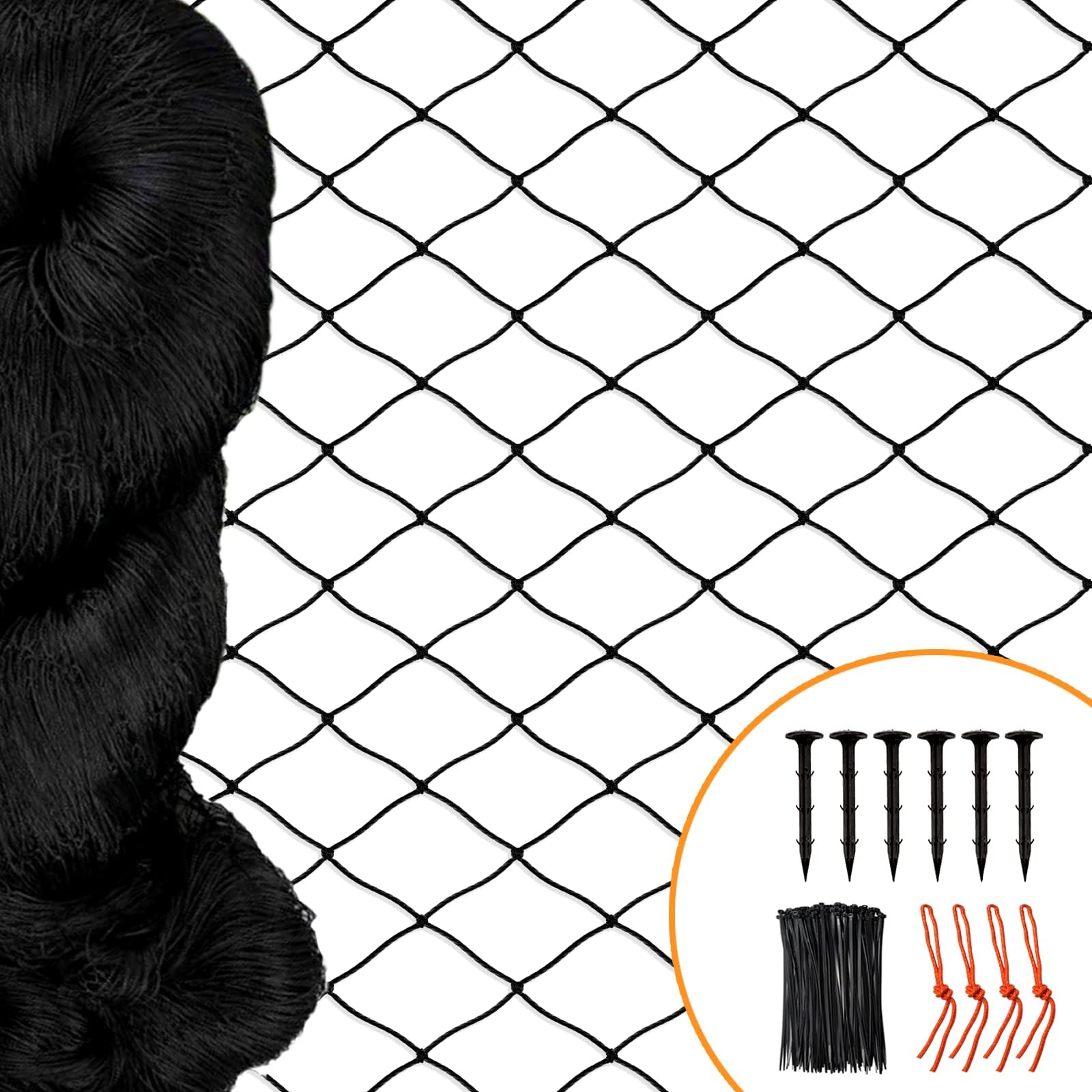 VTOCC (7.5m x 15m) mit 6cm Netz für Hühnerzaun,