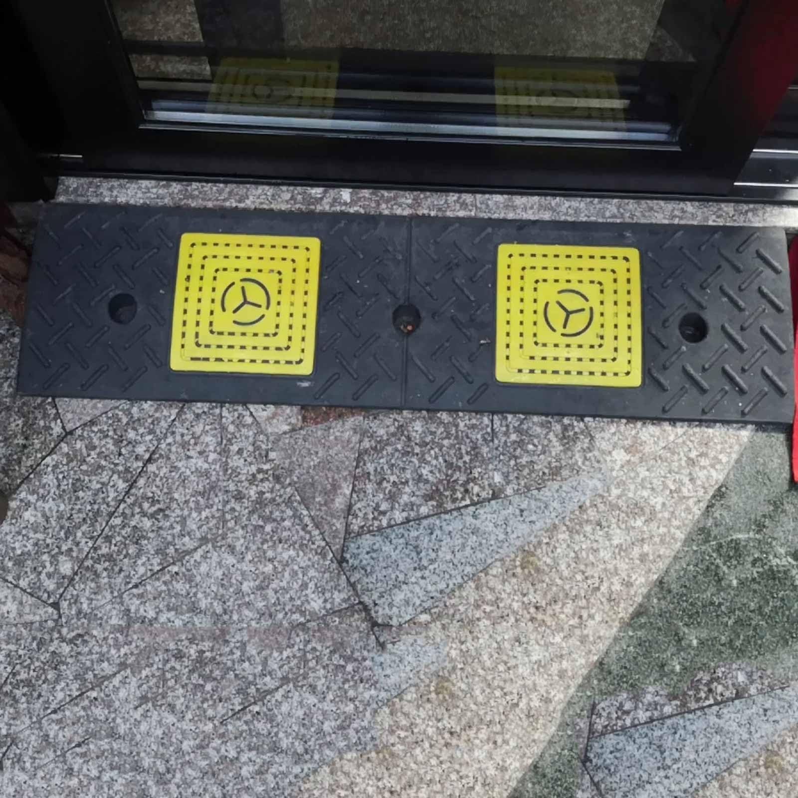 Rampa Podjazdy progowe z - Podjazd krawężnikowy z, antypoślizgowy, podjazd dla wózków inwalidzkich, podjazd drzwiowy, wytrzymały, podjazd krawężnikowy, podjazd progowy, do skuterów elektrycznych, mot