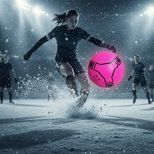 Miniatura 7 de Shadow Model Soccer Ball, Metallic Bright Color, Size 5 Soccer Ball. Weatherproof Soccerball. Ultra Thick Cover Ideal for Inclement Weather Due to