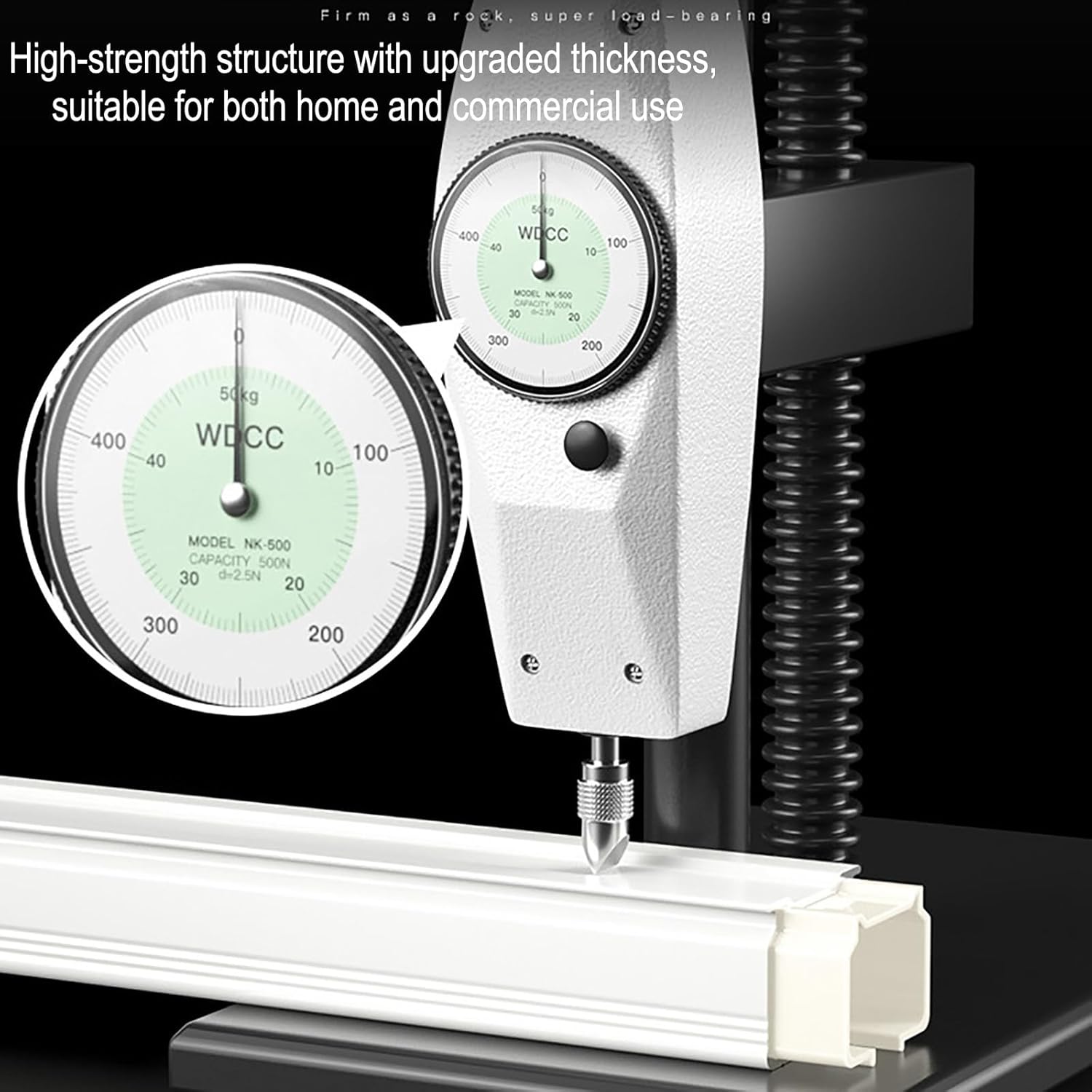 Heavy-Duty S-Shaped Wave Curtain Track System with Silent Rollers, Ceiling & Wall Mount for Room Dividers, Built-in Track for Heavy Curtains, 3.6m (11.8ft), White