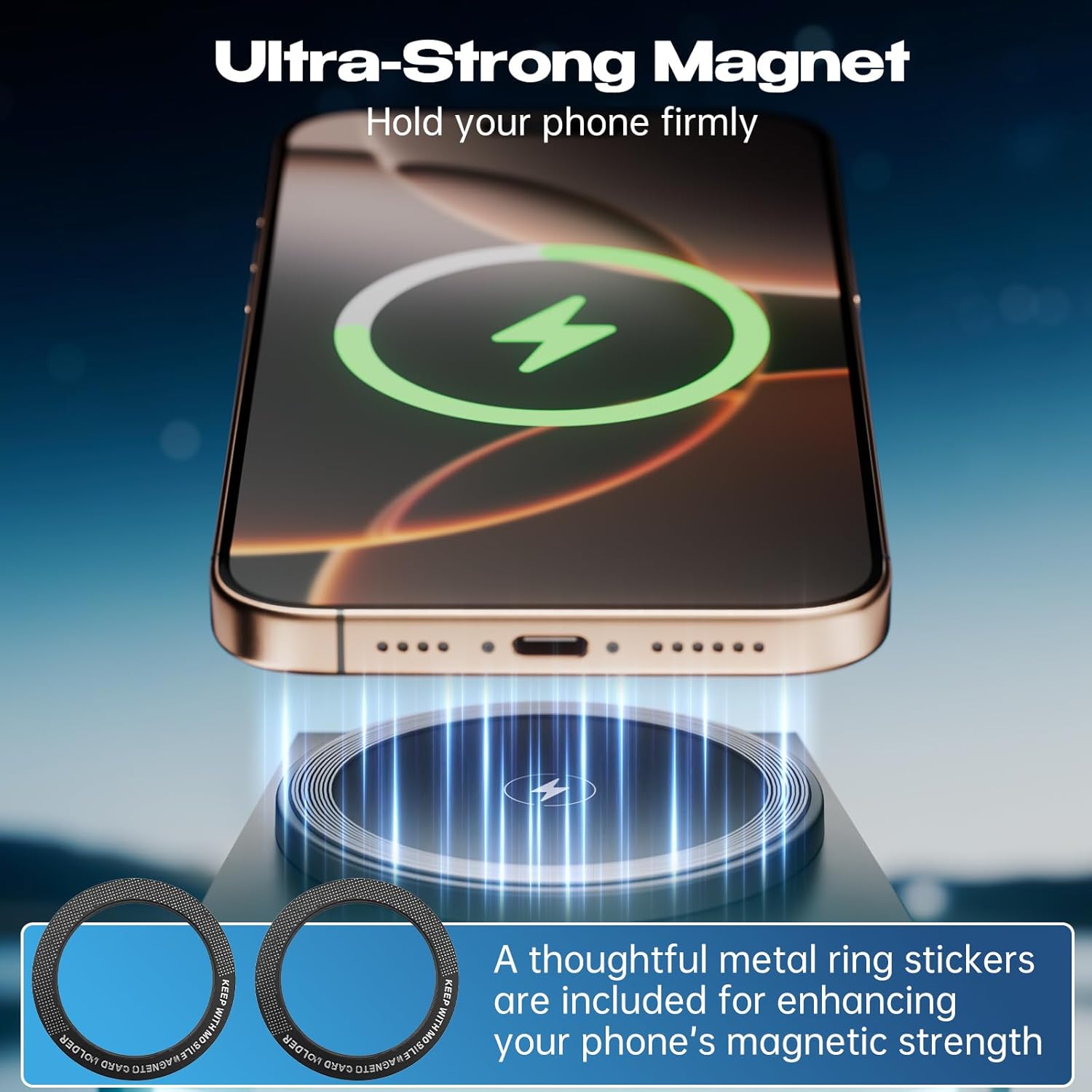 CyberDock (Latest Model) - 3-In-1 Wireless Charging Station for iPhone iWatch AirPods, Cybertruck 1:25 Scale Charger with Qi2 15W Fast Charging, Magnetic Rotation & Ambient Light, 30W Adapter (Sliver)