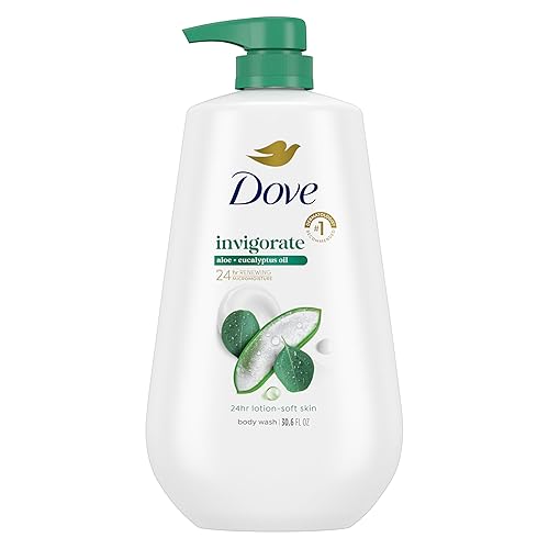Dove Body Wash with Pump Invigorate Aloe & Eucalyptus For