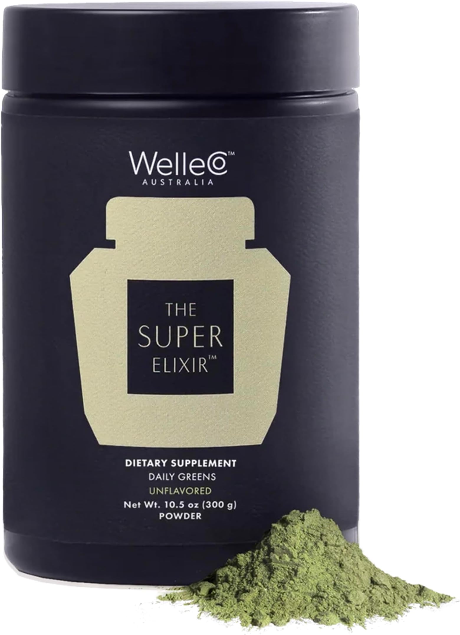 - The Super Elixir, Daily Greens Powder with Probiotics, Superfoods & Whole Foods, Unflavored Drink Mix for Gut Health, Immunity, Energy, Skin & Hair, 10.5oz Jar