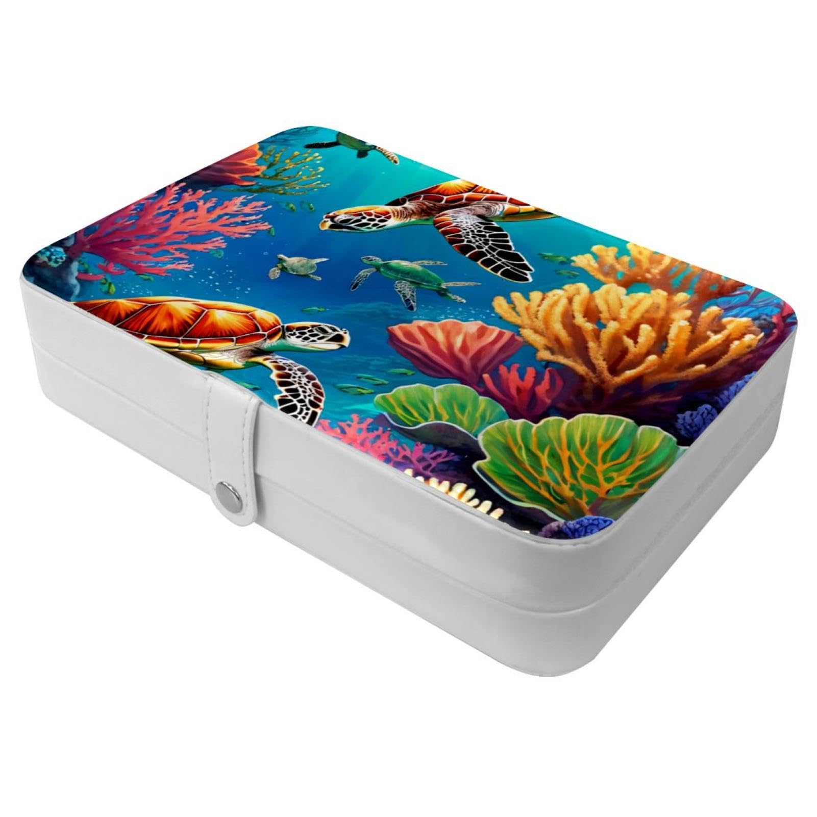 Boîte de rangement de bijoux de voyage compacte idéale pour les vacances