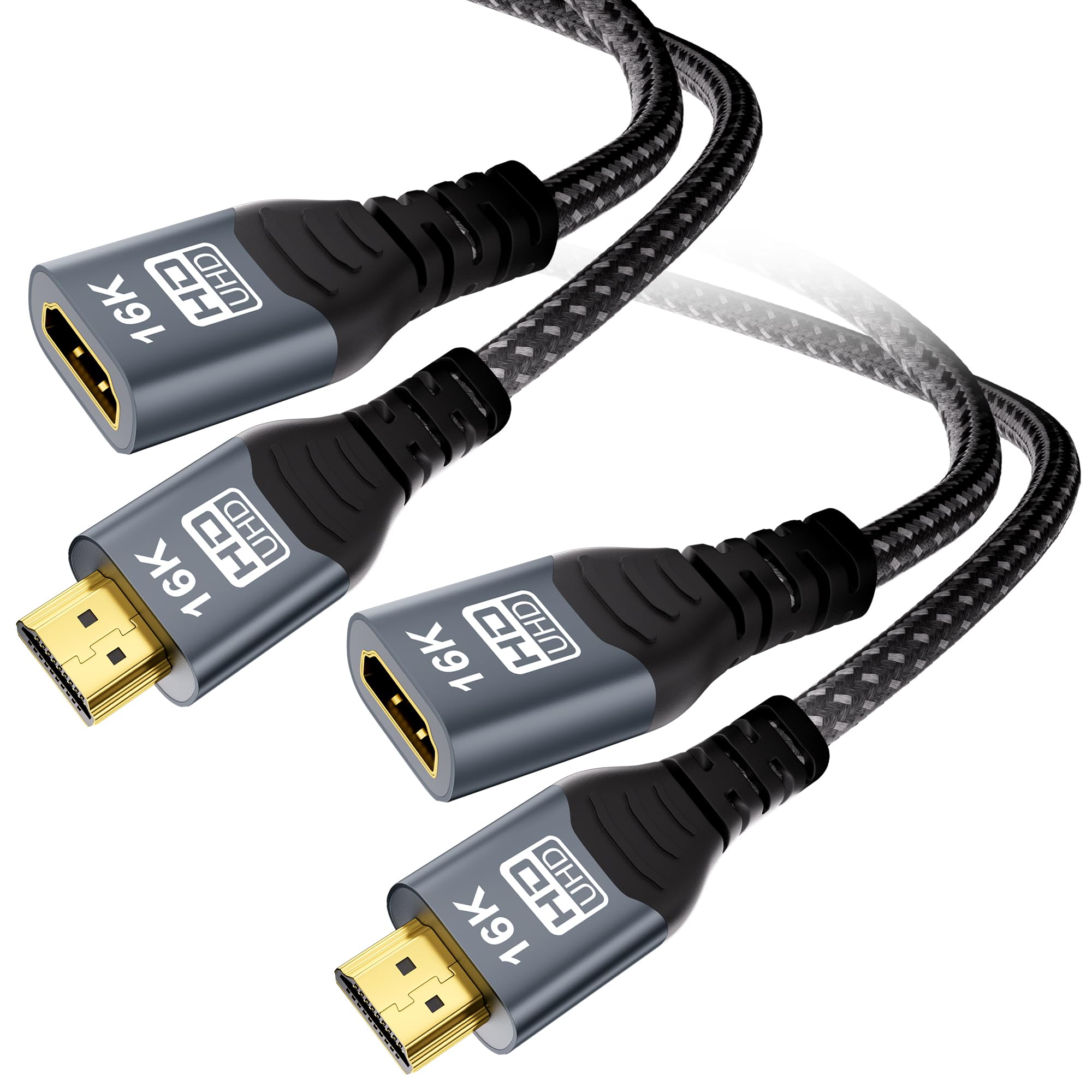 CAKOBLE Cavo Prolunga HDMI 2.2 Maschio-Femmina 96 Gbps Ultra High Speed (1.5m+1.5m)