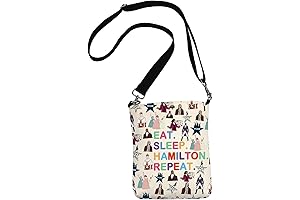 Hamilton Musical Character Zipper Pouch Makeup Bag (SLEEP HAMILTO XK)