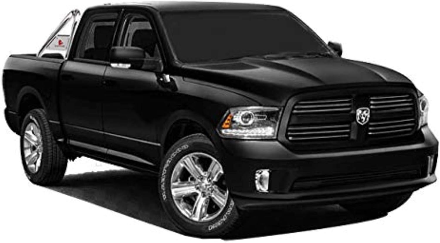 Black Horse Classic Roll Bar Stainless Steel Compatible with 19-24 Ram 1500 Excludes Classic models-RB002SS
