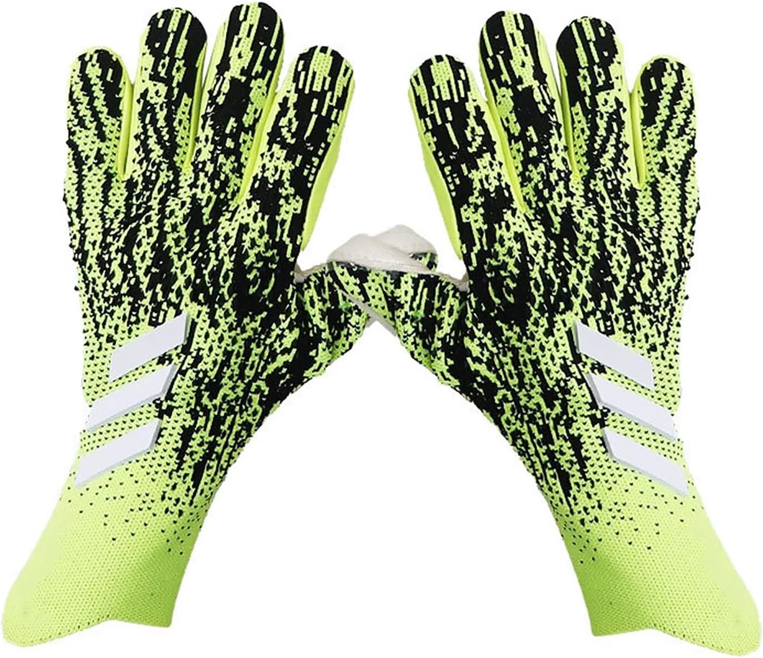 ZJDU Guantes de fútbol, Guantes de portero de fútbol para niños adultos profesionales de protección de los dedos antideslizante de látex resistente