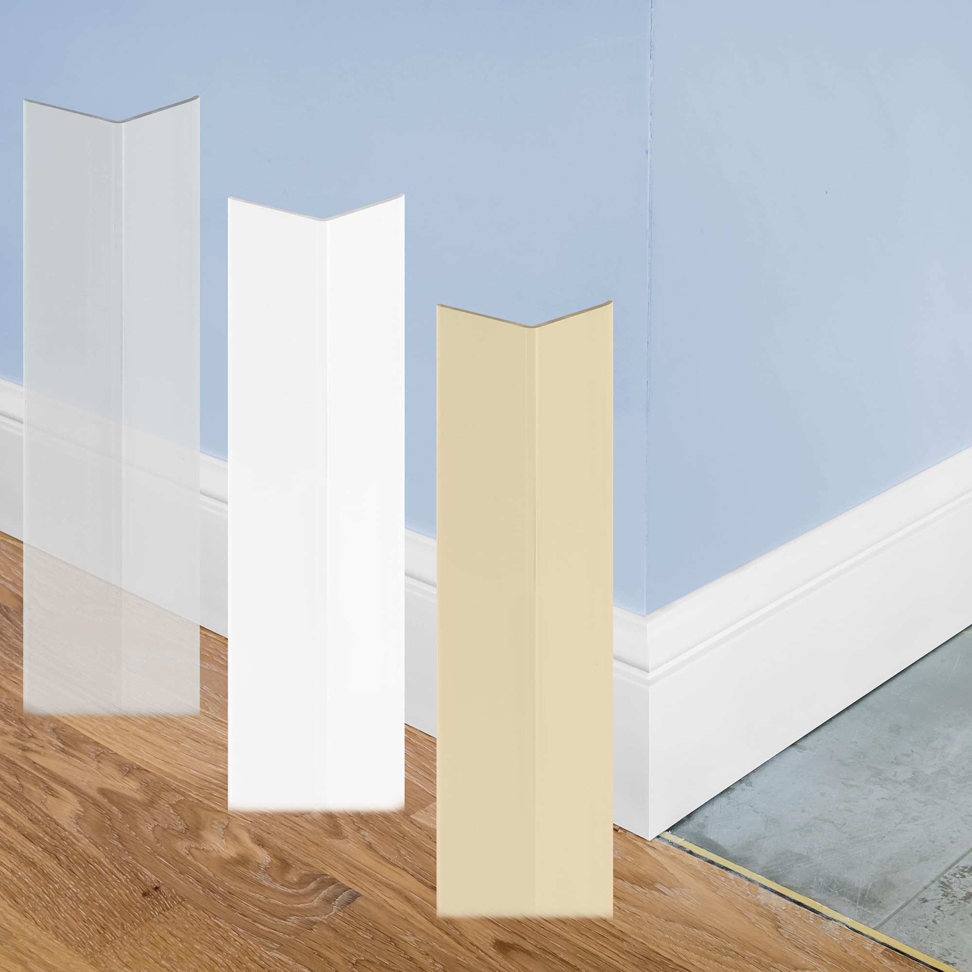 Amazon.com: Prime-Line MP10069 Vinyl Corner Shield, White – 2-3/8