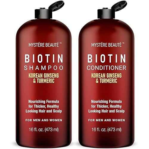Miniatura 6 de Mystere Beaute - Juego de champú y acondicionador de romero y biotina, paquete