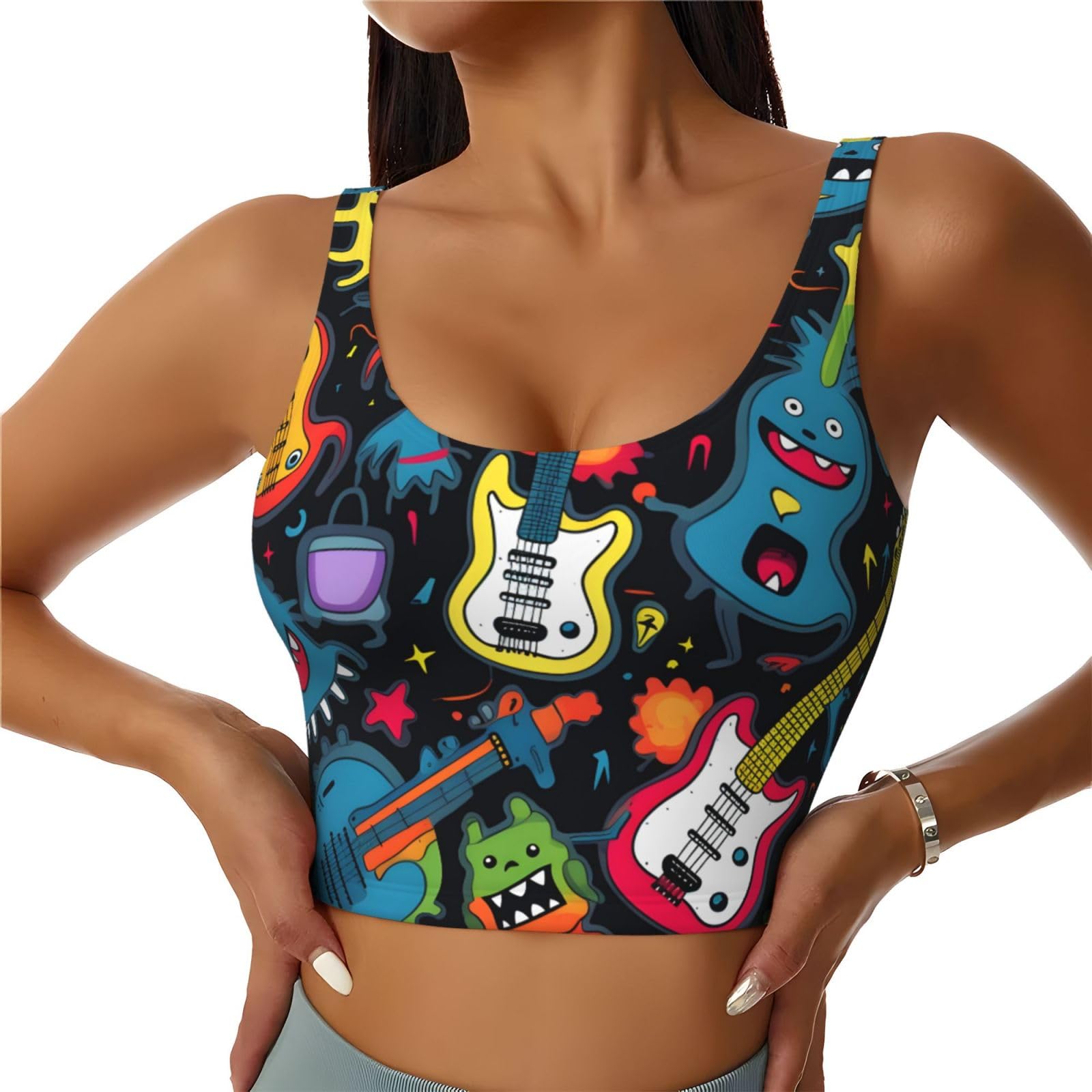 Camiseta para entrenamiento de mujer Mexpekil sin mangas para verano y ejercicio 8