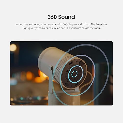 Miniatura 7 de Samsung 30" - 100" The Freestyle 2nd Gen con Gaming Hub Proyector portátil inteligente, FHD, HDR, experiencia de cine en casa de pantalla grande,