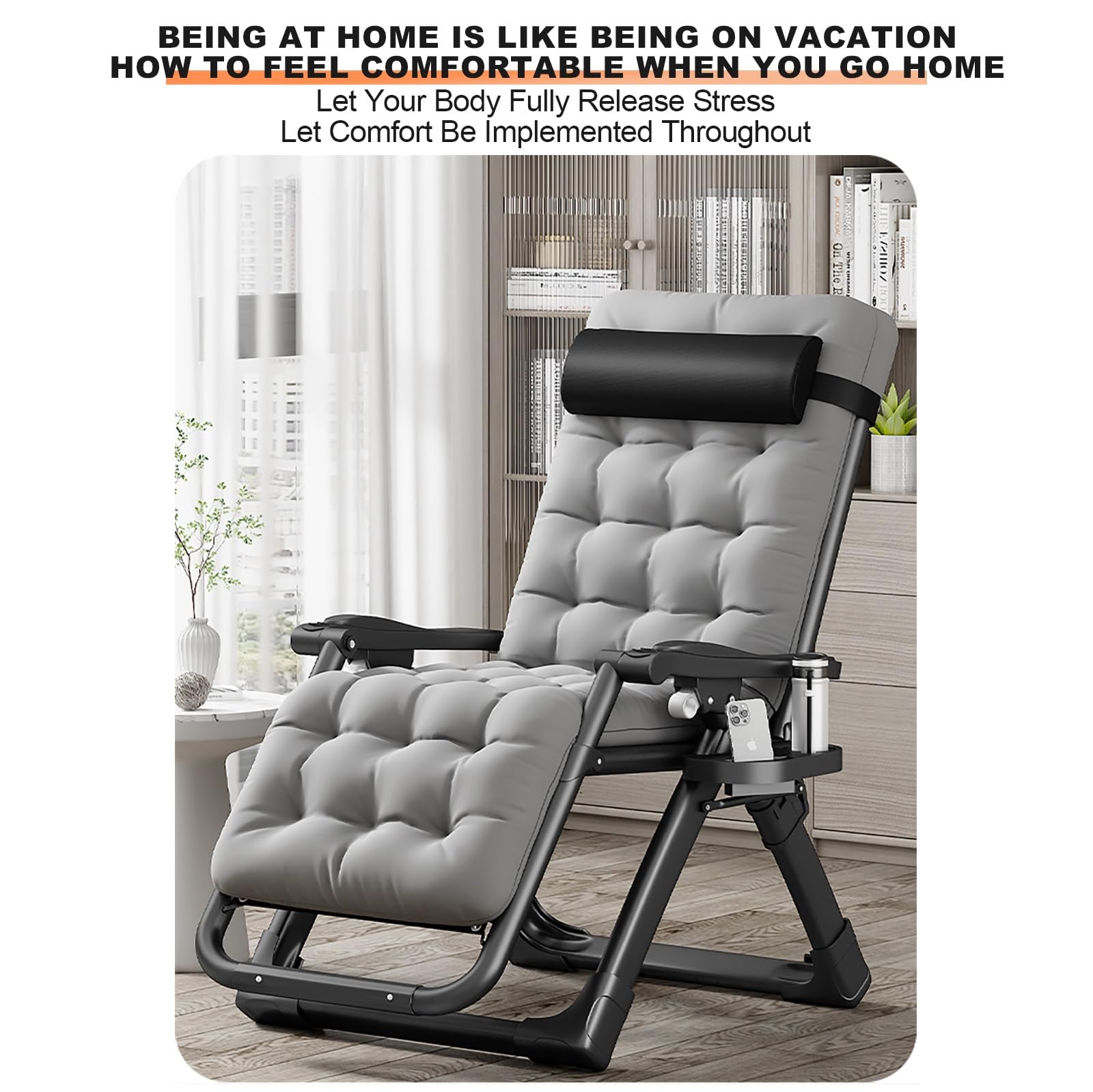 fully reclining lawn chair