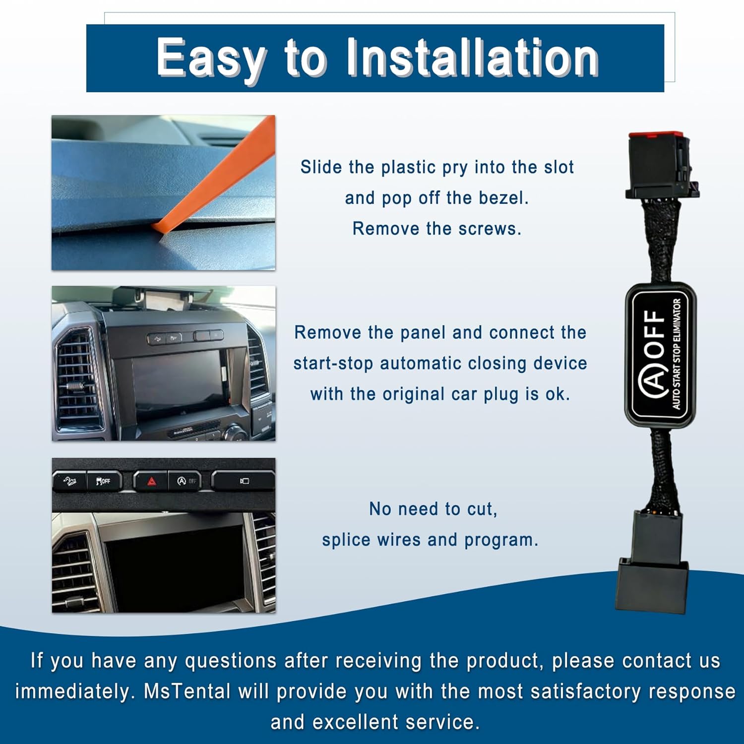 Auto Start Stop Eliminator for Ford F150 2021 2022 2023 2024 2025 ESS Engine Auto Start-Stop Disable Delete Eliminator Canceller Error Free Stop-Start Bypass Device Module