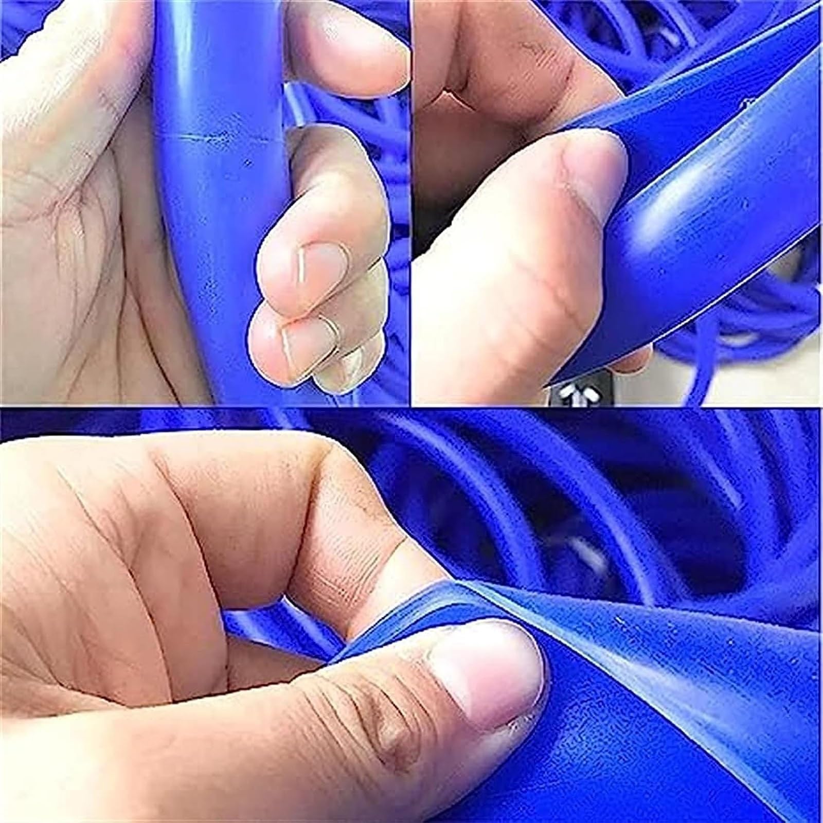 1 par de fundas para aros de silla de ruedas, cubiertas antideslizantes de silicona para aros de empuje de silla de ruedas de 22/24 pulgadas, para cubierta de rueda trasera de silla de ruedas ( Color