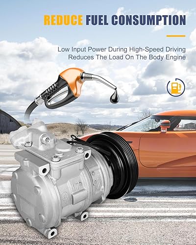 Miniatura 5 de OCPTY Compresor de aire acondicionado CO 10624GLC para Toyota Camry 2.0L 2.2L 2.5L para Toyota Celica 2.0L 2.2L 1987-2001