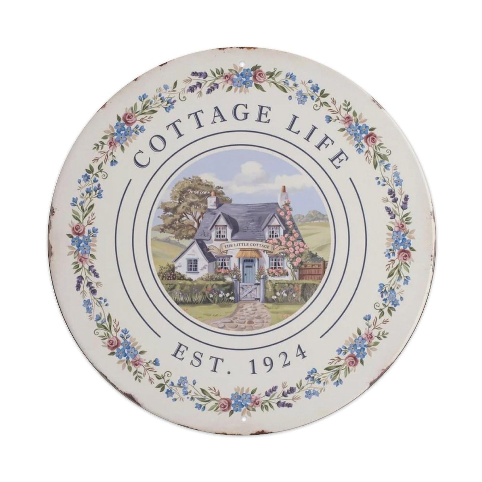 Cottage Life, Simple Joys Metal Tin Sign Plaque