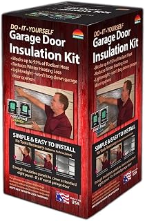 Reach Barrier 3009 Garage Door Insulation Kit - Reflective Bubble Panels Block 95% Radiant Heat, Easy DIY for 8x8 Doors