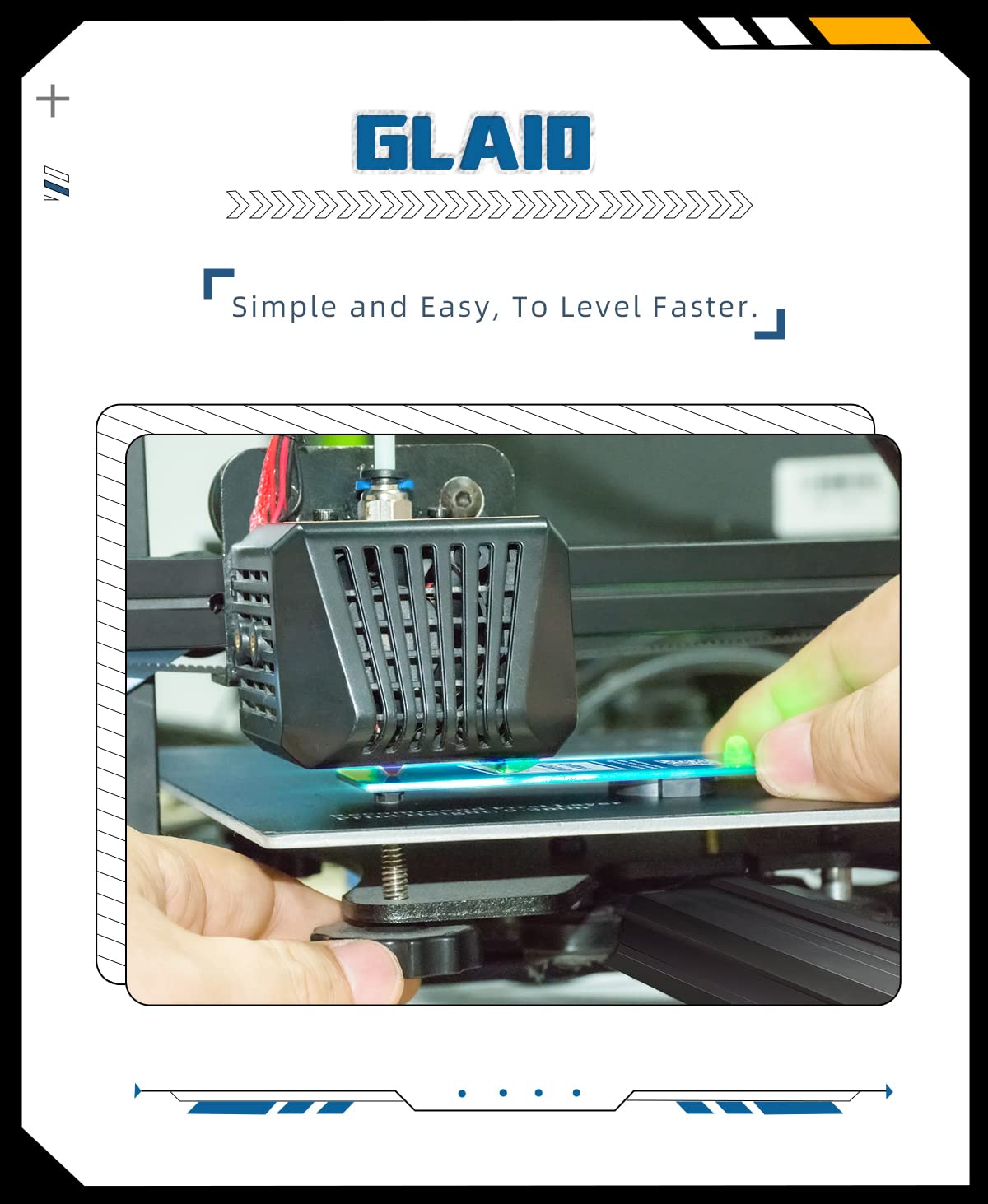 3D Printer Bed Leveling Tool GLA10, Replace Paper/Feeler