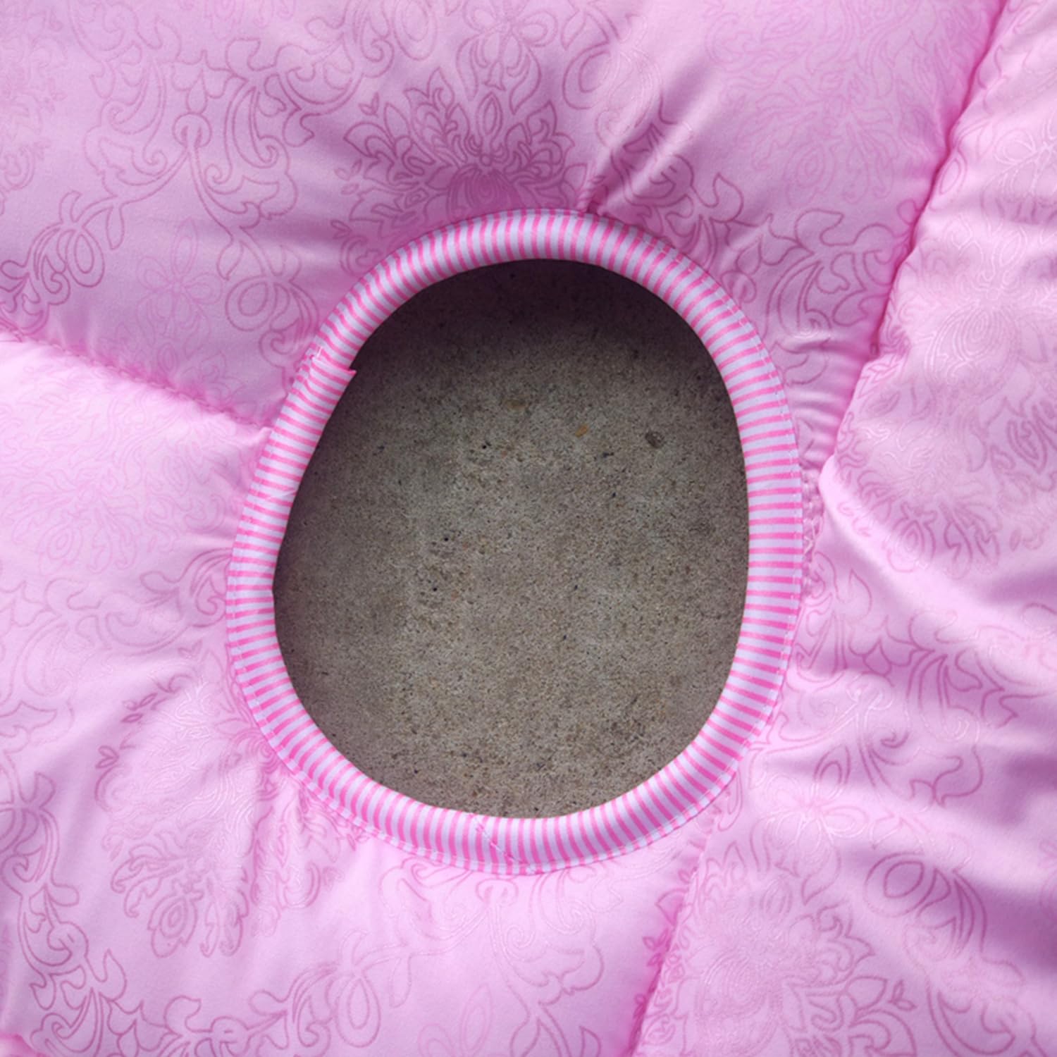 Spa Massage Table Pad Massage Table Pad Cover with Elastic Band Lash Bed Topper Comfortable Mattress Topper for Massage Bed Mattress with Hole for Beauty Square Head (White(R),60 * 190cm)