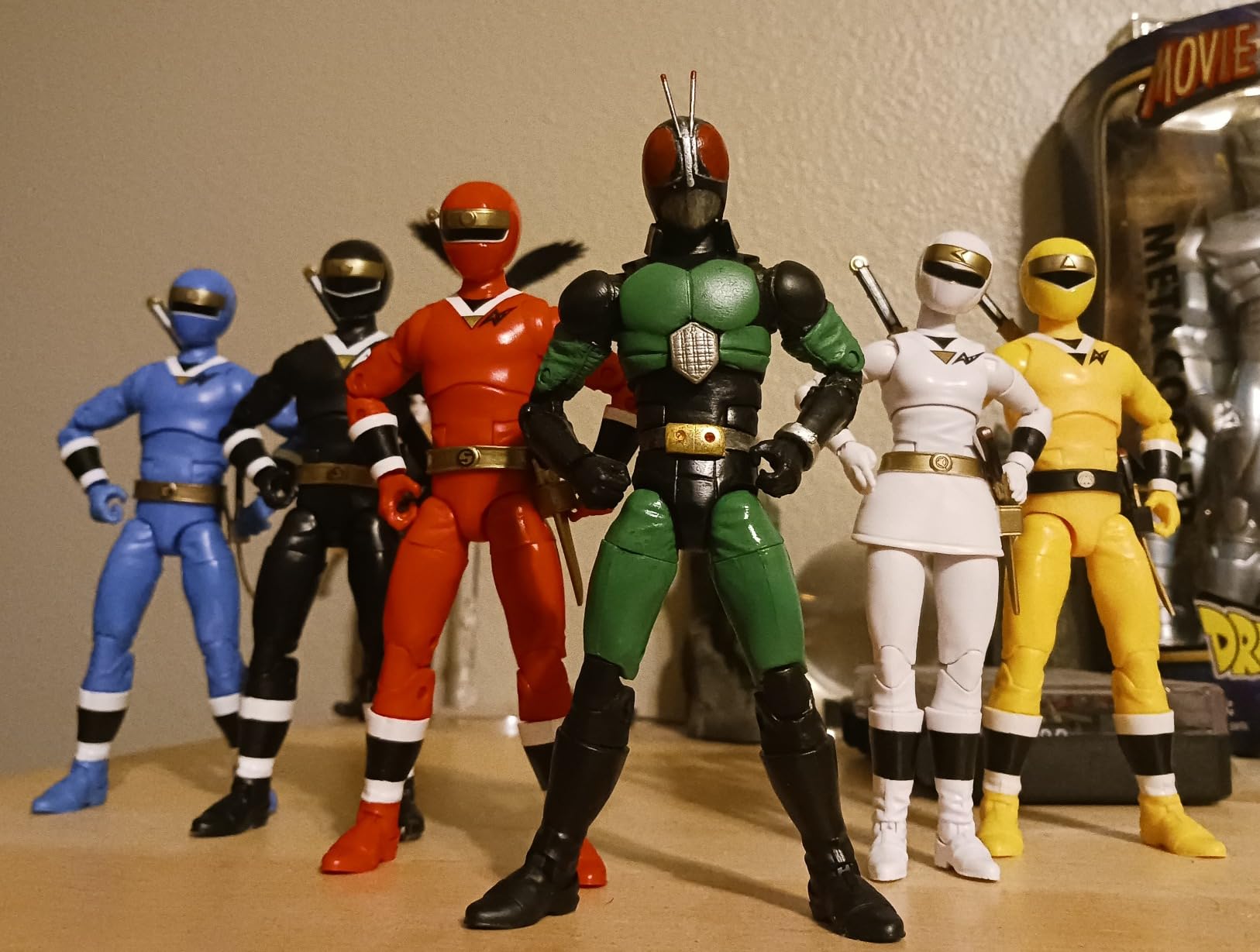 Power Rangers Lightning Collection 5-pack Alien Rangers van Aquitar, actiefiguren van 15 cm