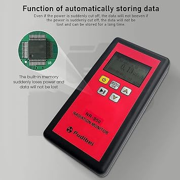 Geiger Counter - Handheld Professional Nuclear Radiation Meter, Geiger Counter Meter Portable Dosimeter, Multifunctional Radioactive Detector Y X Ray Tester for Electromagnetic Radiation,NR-950