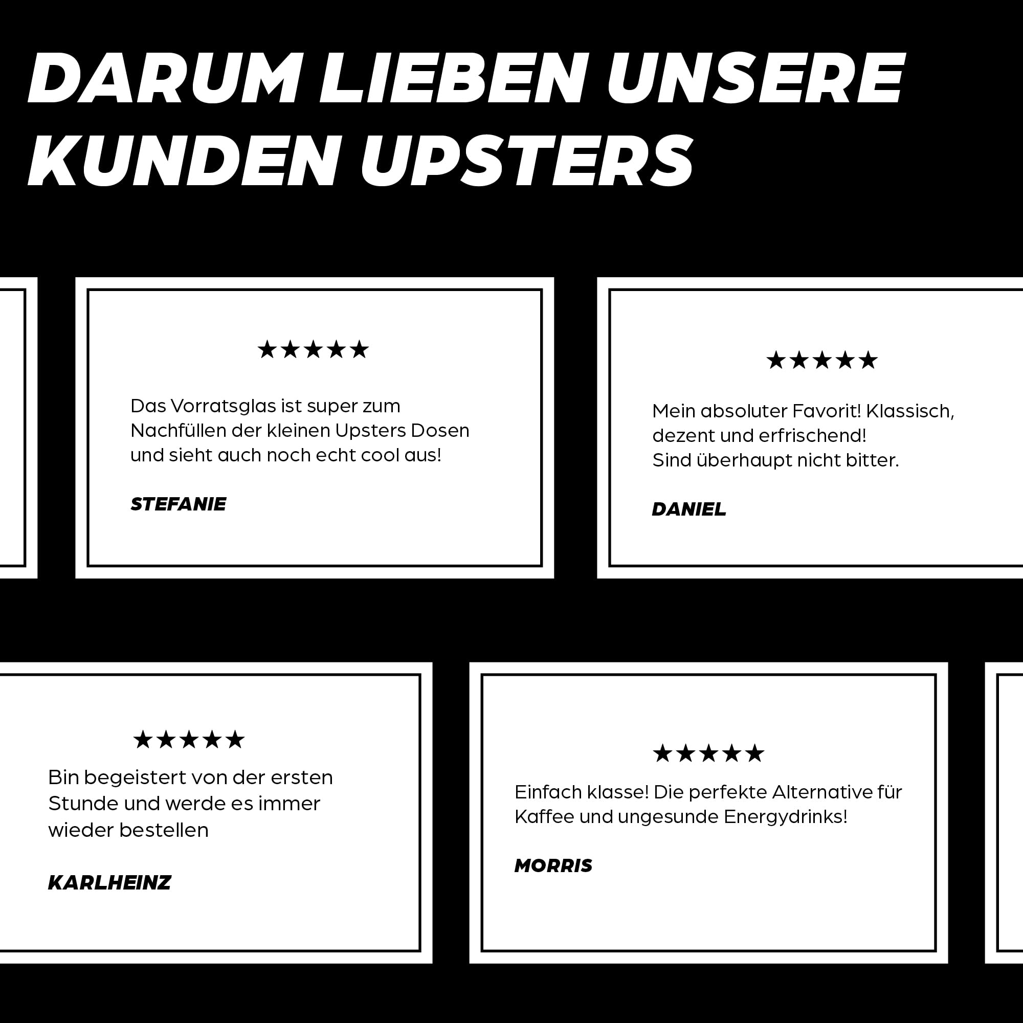 Upsters Koffeinbonbons Fresh Mint | Alternative zu Koffeintabletten | 174 Stück mit Koffein & B-Vitaminen – Energie wie 87 Kaffees | Zuckerfrei & vegan | Für Arbeit, Lernen & Autofahrten