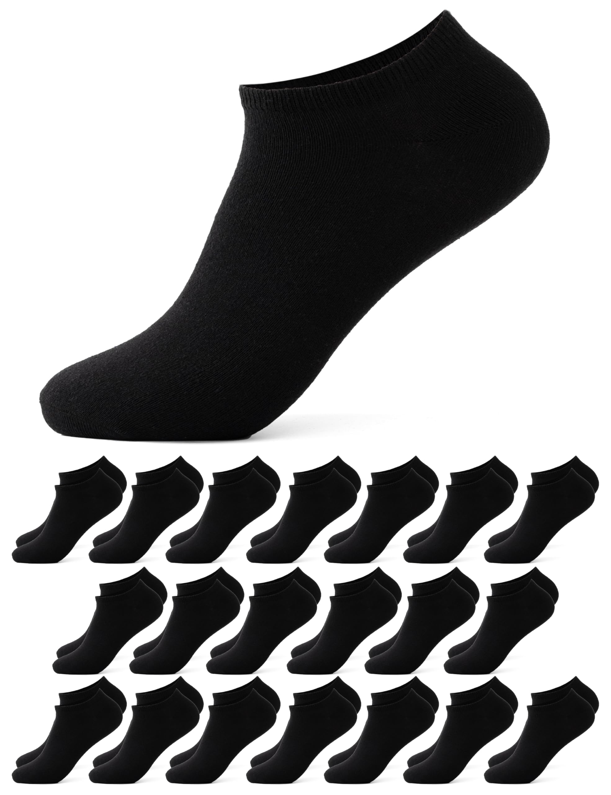Occulto Chaussettes Basses Homme lot de 10-20 (modèle: Alex)