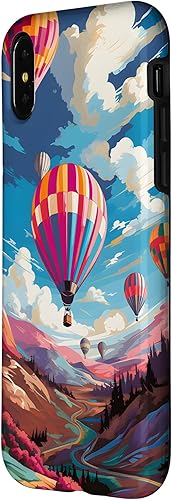 Miniatura 8 de Funda de estilo Pop Art con globos de aire caliente coloridos para iPhone 11