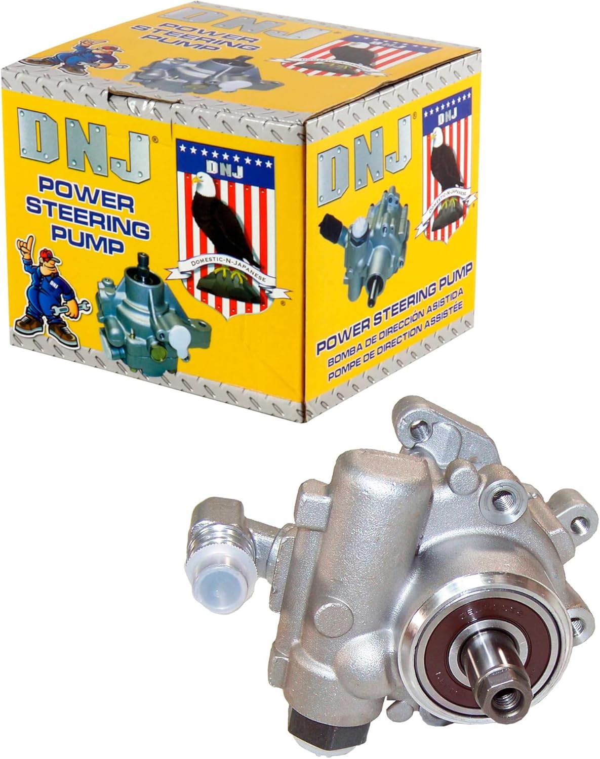 DNJ PSP1064 NEW Power Steering Pump for 2006-2007 Mercedes-Benz E350, E550, ML350 3.5L-5.5L V6 24V DOHC 3498cc