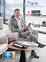 Vista 3 de Phomemo - Impresora térmica portátil inalámbrica para viajes compatible con iOS, Android y laptops. Impresora Bluetooth que admite papel térmico