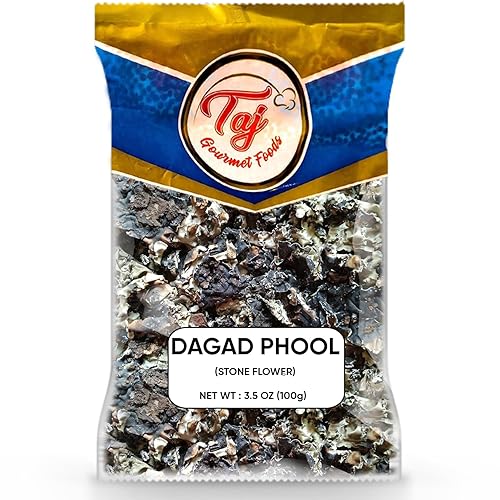 TAJ Premium Indian Dagad Phool, flor de piedra, 3.5 onzas (3.5 onzas)