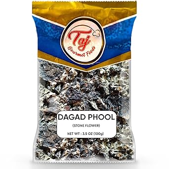 TAJ Premium Indian Dagad Phool, Stone Flower, 3.5-Ounce 3.5oz