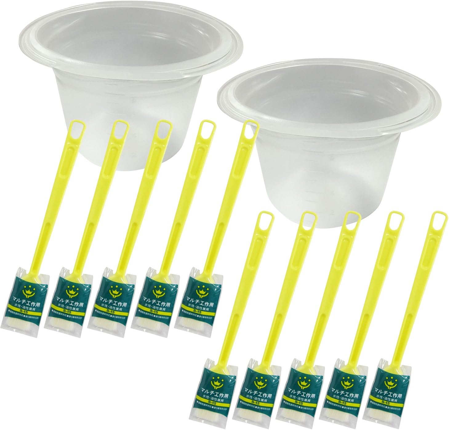 Handy Crown Multi-Craft Brush, 0.9 inch (24 mm), Set of 10