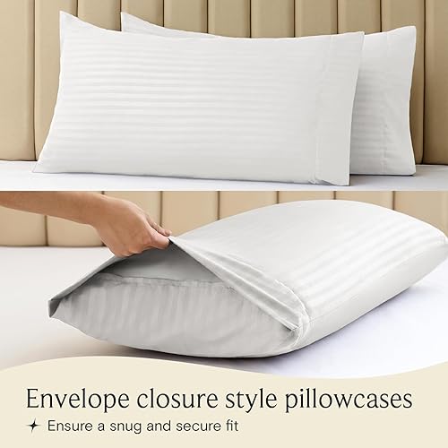 Miniatura 4 de LuxClub - Juego de sábanas, 6 piezas, rayón hecho de bambú, esquinas tipo bolsillos profundos hasta 18 in, sedosas, antiarrugas, frescas, aptas