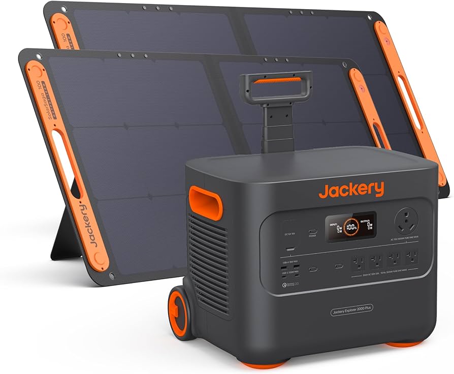 Jackery Portable Power Station Explorer 2000 Plus, Solar Generator