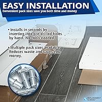 Vista 6 de ReplacementScrews Pines/clavijas de soporte para estantes compatibles con IKEA Part 101532 (paquete de 10)