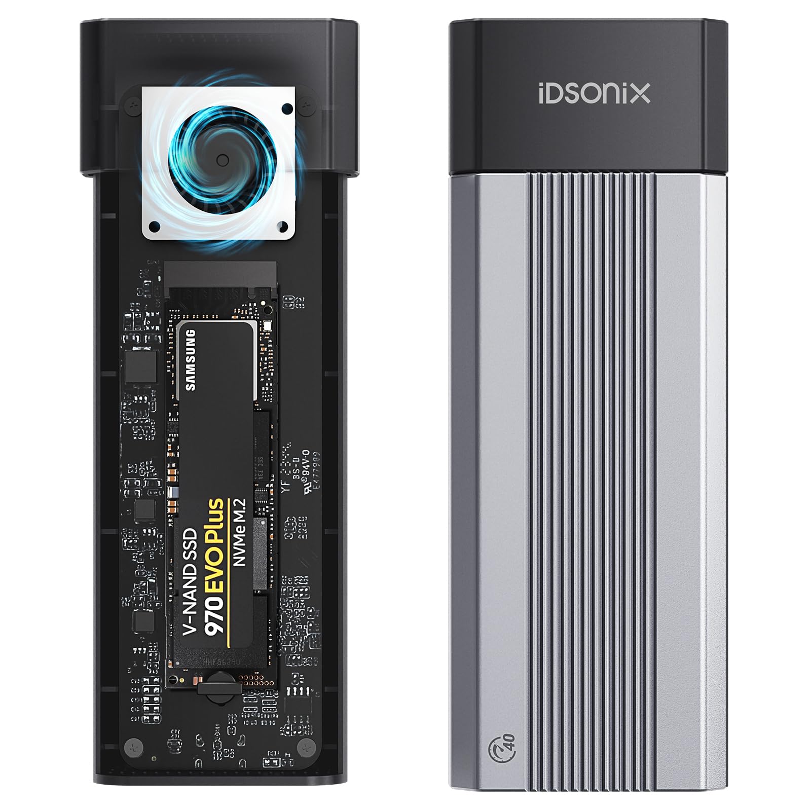 Amazon.com: iDsonix 40Gbps M.2 NVMe SSD Enclosure for Thunderbolt