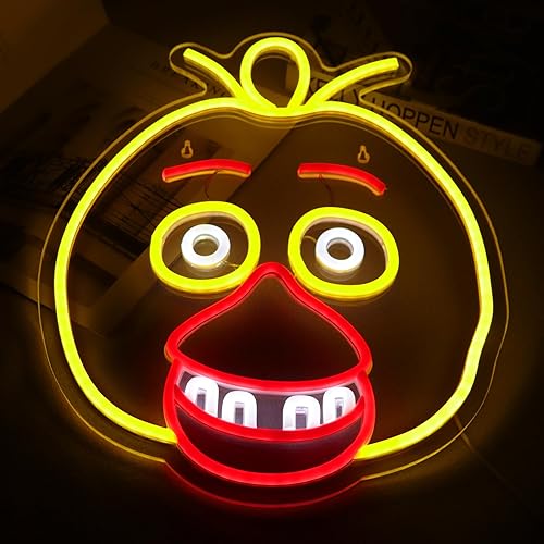 Miniatura 15 de Freddy - Letreros de neón para decoración de pared, luces LED de neón para dormitorio, cumpleaños, regalos de Navidad para niños, adaptador de Cinco