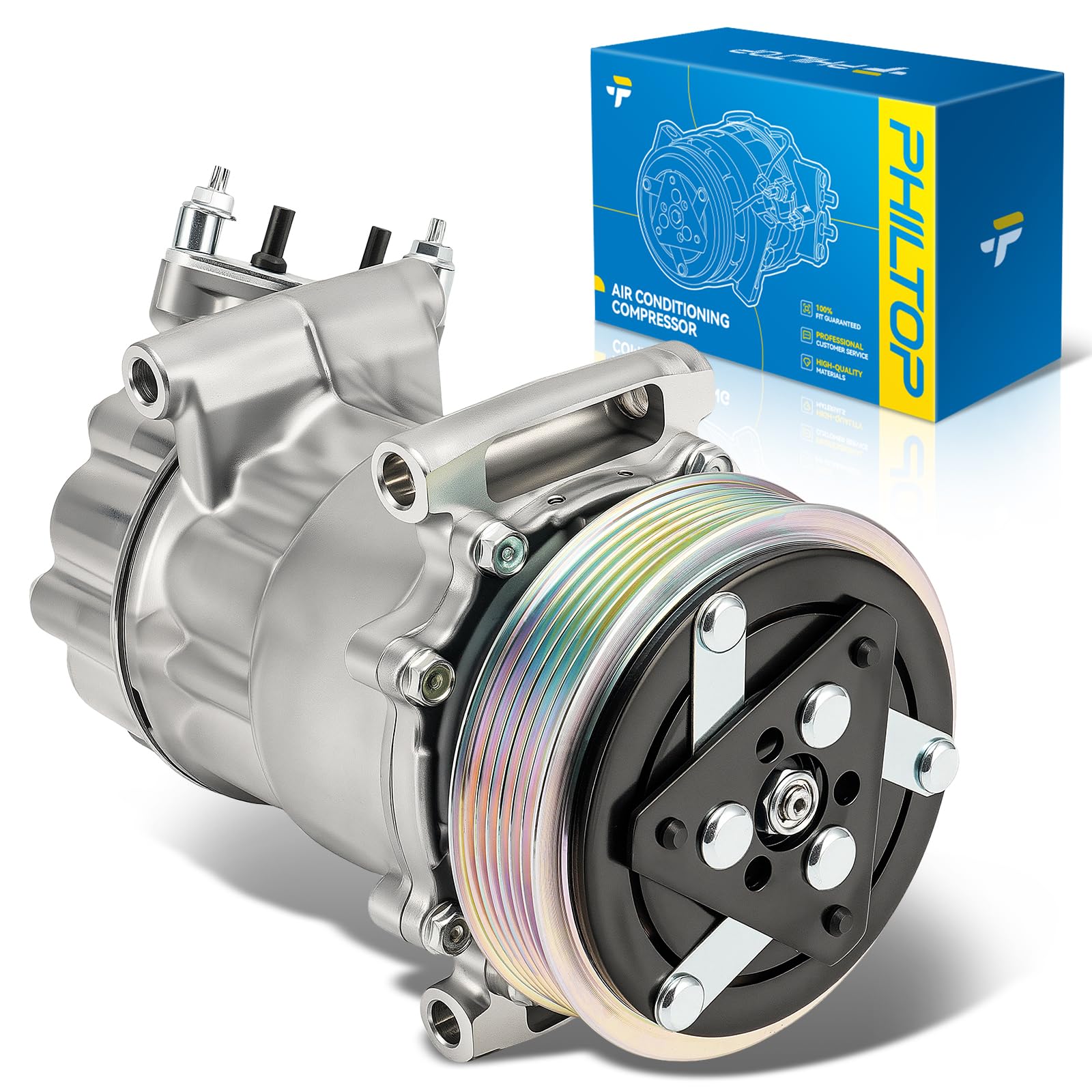PHILTOP NEW AC Compressor for Cooper Paceman 2013-2016, Cooper 2007-2015